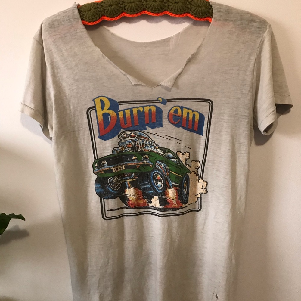 Vintage 70’s drag race car t-shirt